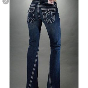 true religion bell bottom jeans